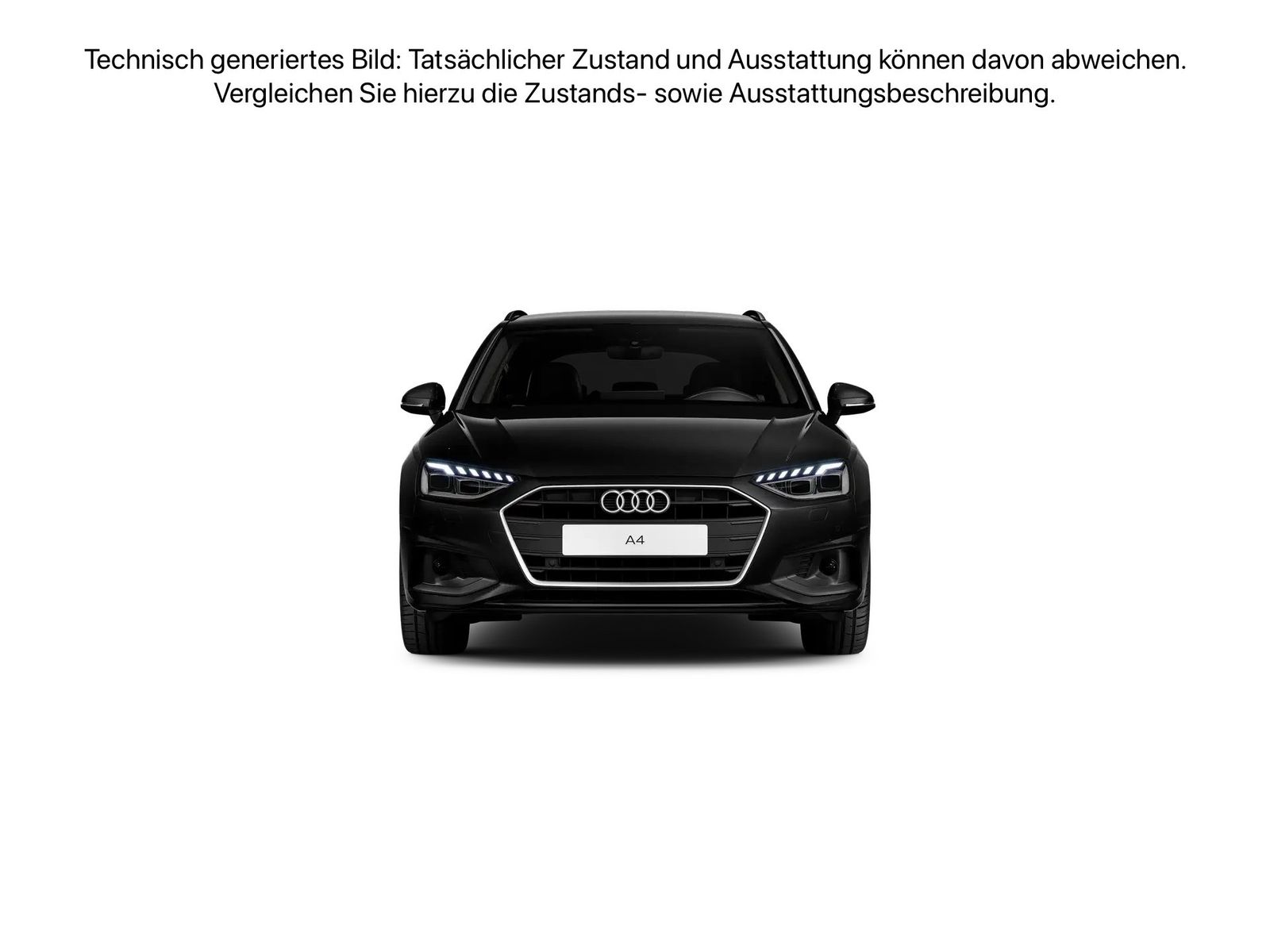Fahrzeug autohaus mense Fahrzeugabbildung Audi A4 Avant 40 TDI S tronic Matrix AHK LED Navi PDC - mit KI generiert/bearbeitet