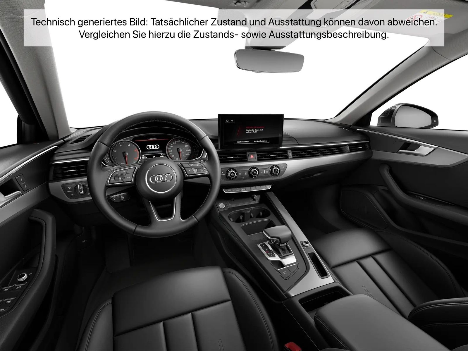 Fahrzeug autohaus mense Fahrzeugabbildung Audi A4 Avant 40 TDI S tronic Matrix AHK LED Navi PDC - mit KI generiert/bearbeitet