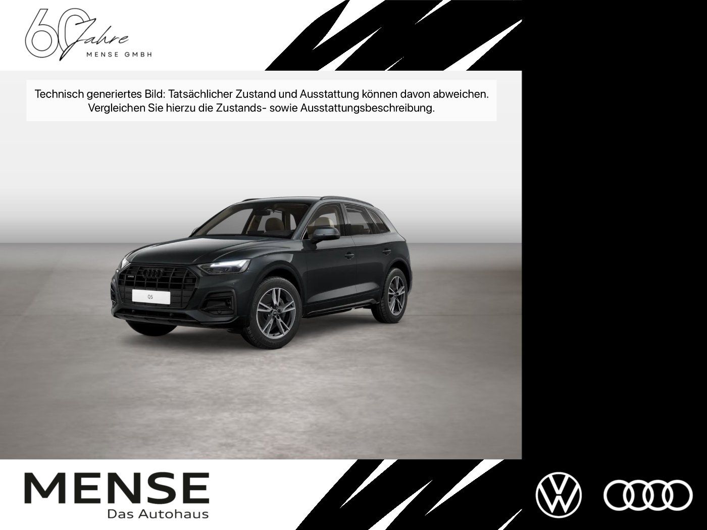 Fahrzeuge PKW autohaus mense Audi Q5 40 TDI quattro S tronic Advanced AHK ACC LED - mit KI generiert/bearbeitet
