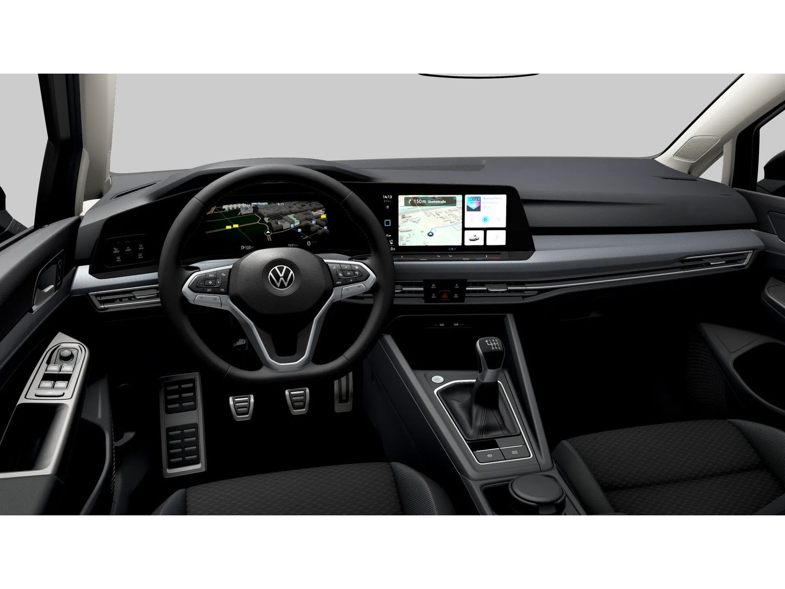 Fahrzeug autohaus mense Fahrzeugabbildung Volkswagen Golf VIII 1.5TSI Life Active CarPlay HUD Standhz - mit KI generiert/bearbeitet