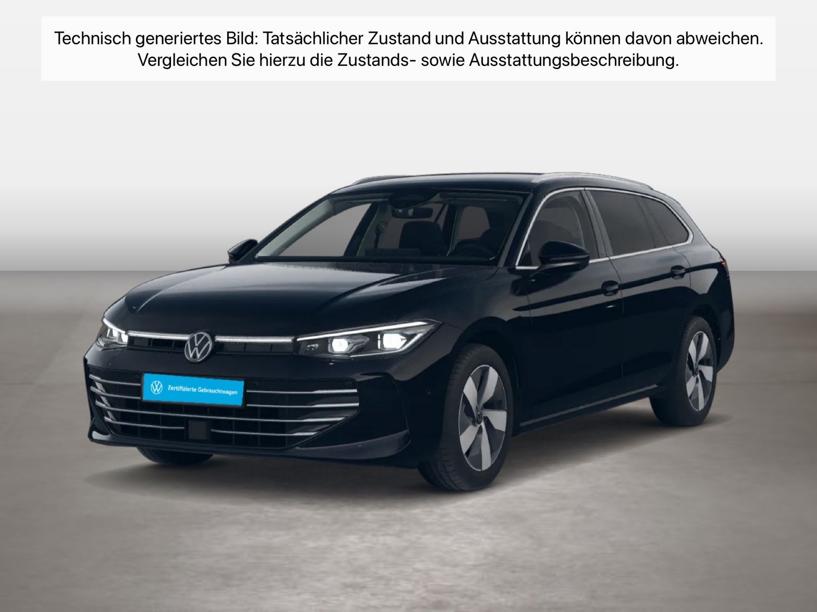 Fahrzeug autohaus mense Fahrzeugabbildung Volkswagen Passat Variant 2.0 TDI DSG Elegance IQ.Light AHK - mit KI generiert/bearbeitet