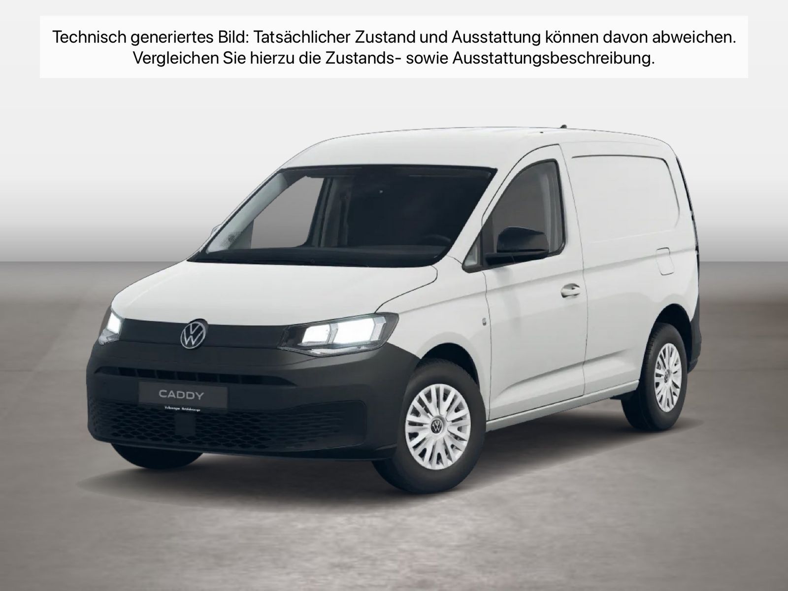 Fahrzeugabbildung Volkswagen Caddy Cargo Motor: 2.0 l TDI EU6 SCR 75 kW Getri - mit KI generiert/bearbeitet
