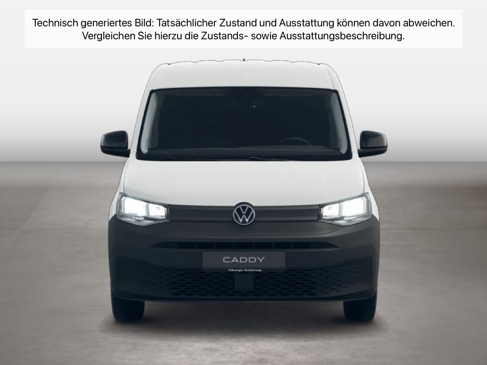 Fahrzeugabbildung Volkswagen Caddy Cargo Motor: 2.0 l TDI EU6 SCR 75 kW Getri - mit KI generiert/bearbeitet