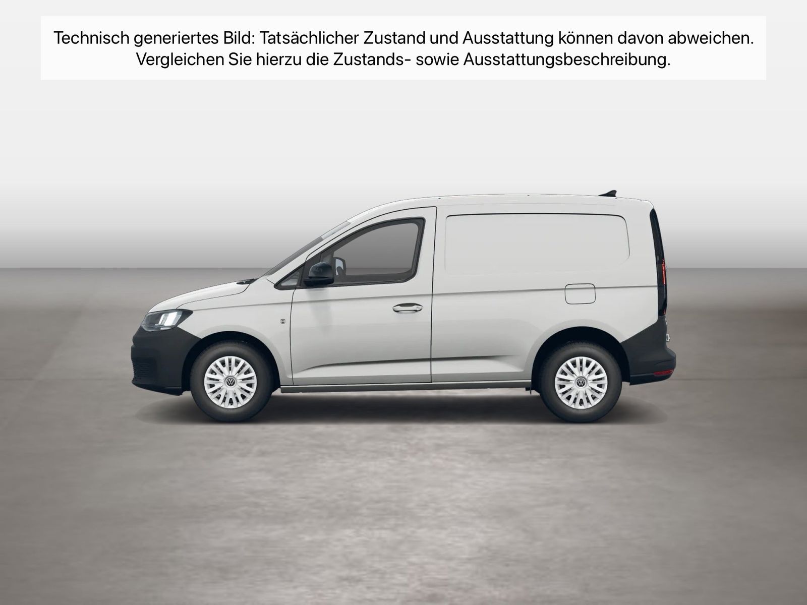 Fahrzeugabbildung Volkswagen Caddy Cargo Motor: 2.0 l TDI EU6 SCR 75 kW Getri - mit KI generiert/bearbeitet