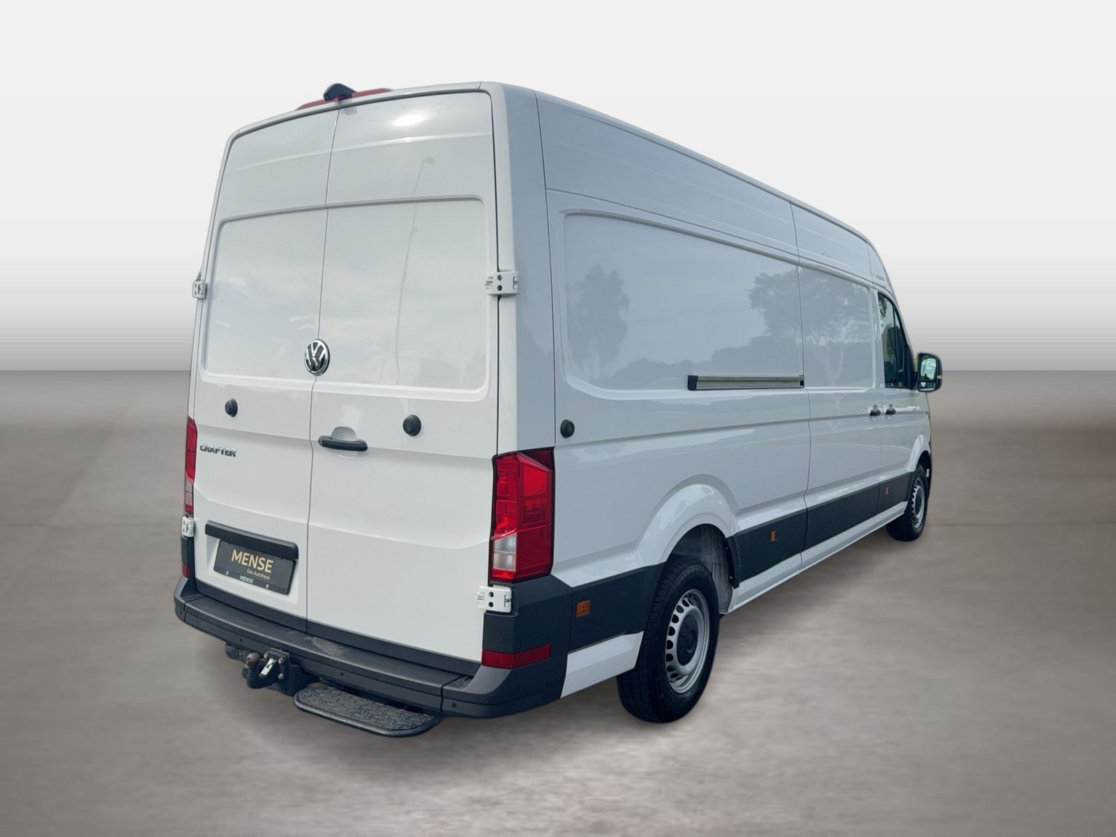 Fahrzeug autohaus mense Fahrzeugabbildung Volkswagen Crafter 35 Kasten 2.0 TDI HD LR RearView Klima - mit KI generiert/bearbeitet