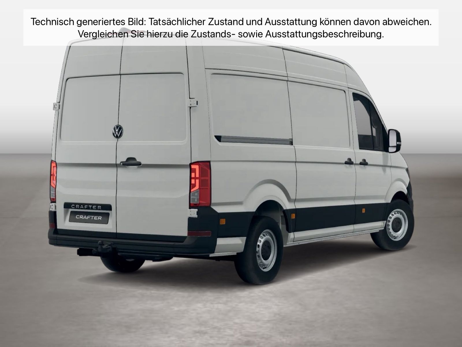 Fahrzeugabbildung Volkswagen Crafter 35 Kasten HD Motor: 2.0 l TDI EU6-EC SCR - mit KI generiert/bearbeitet