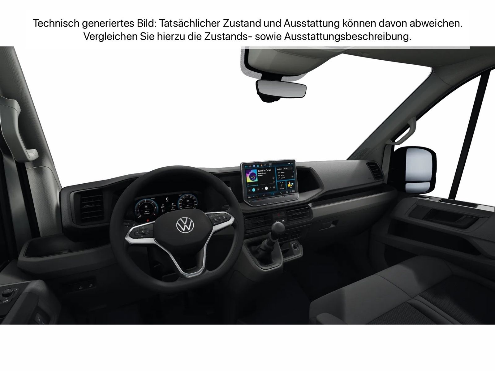 Fahrzeugabbildung Volkswagen Crafter 35 Kasten HD Motor: 2.0 l TDI EU6-EC SCR - mit KI generiert/bearbeitet
