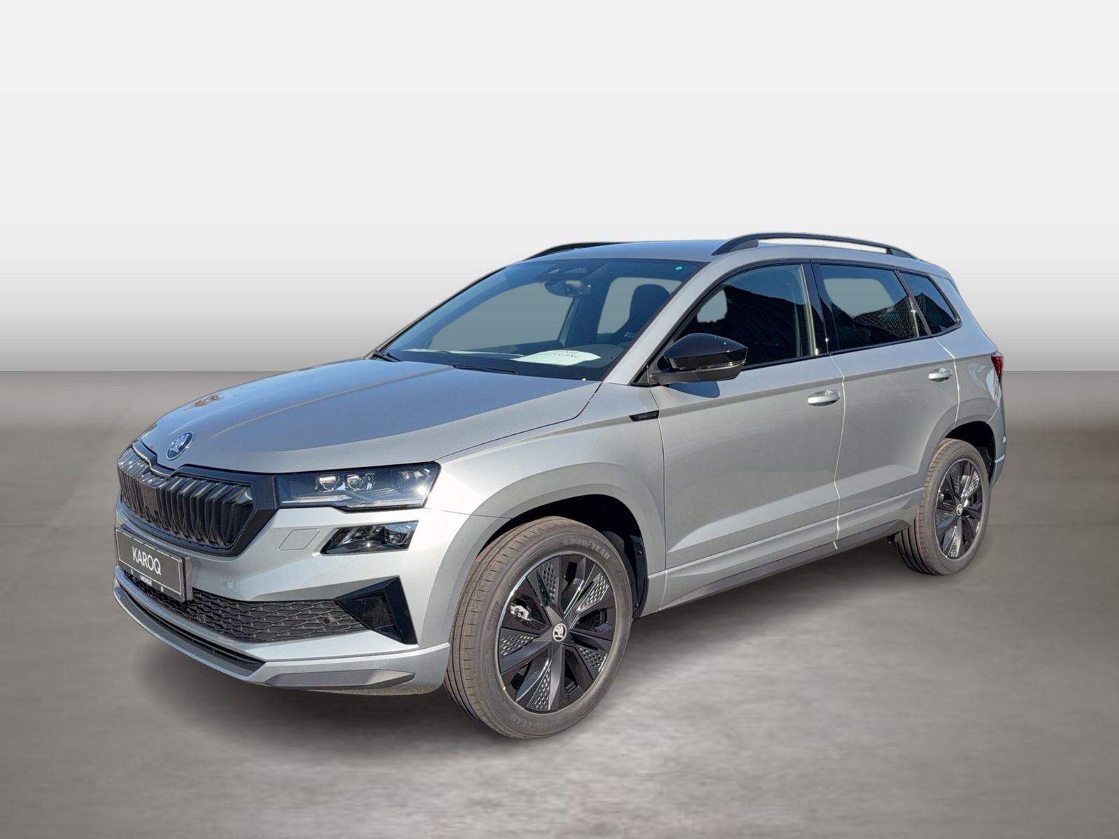 Fahrzeug autohaus mense Fahrzeugabbildung SKODA Karoq 1.5 TSI ACT Sportline Matrix AHK 4xSHZG LM - mit KI generiert/bearbeitet