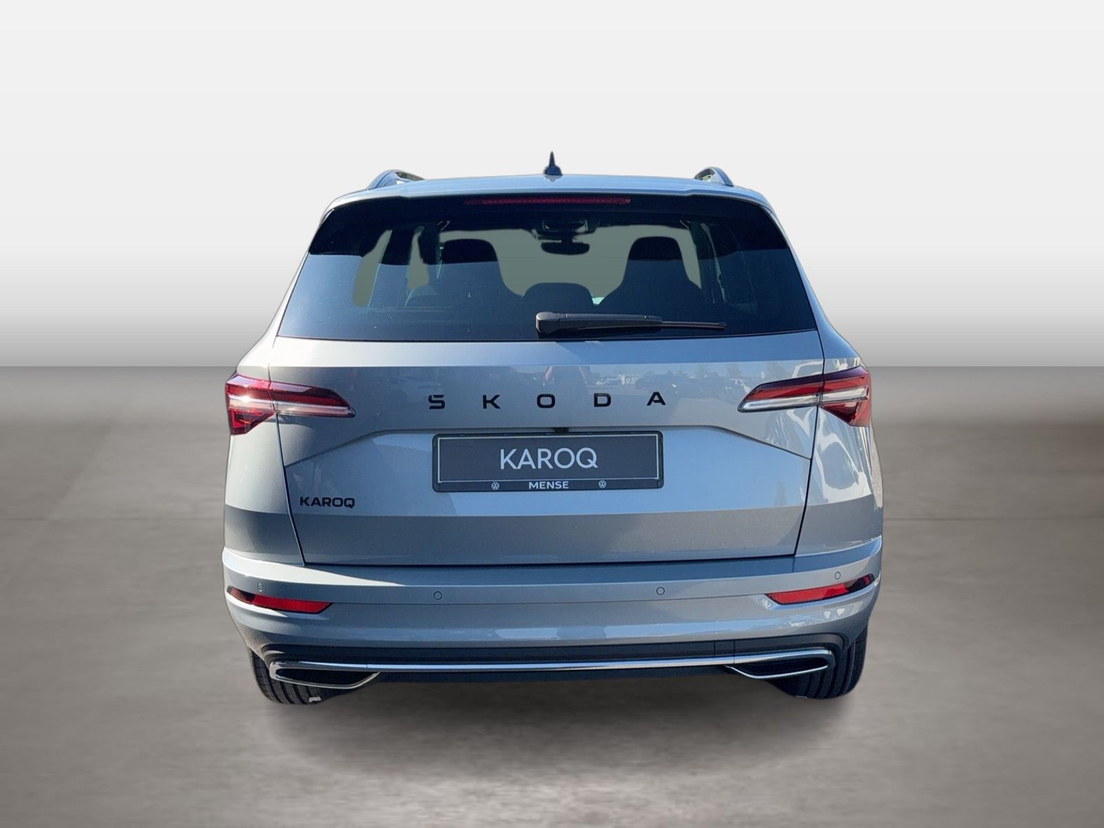 Fahrzeug autohaus mense Fahrzeugabbildung SKODA Karoq 1.5 TSI ACT Sportline Matrix AHK 4xSHZG LM - mit KI generiert/bearbeitet