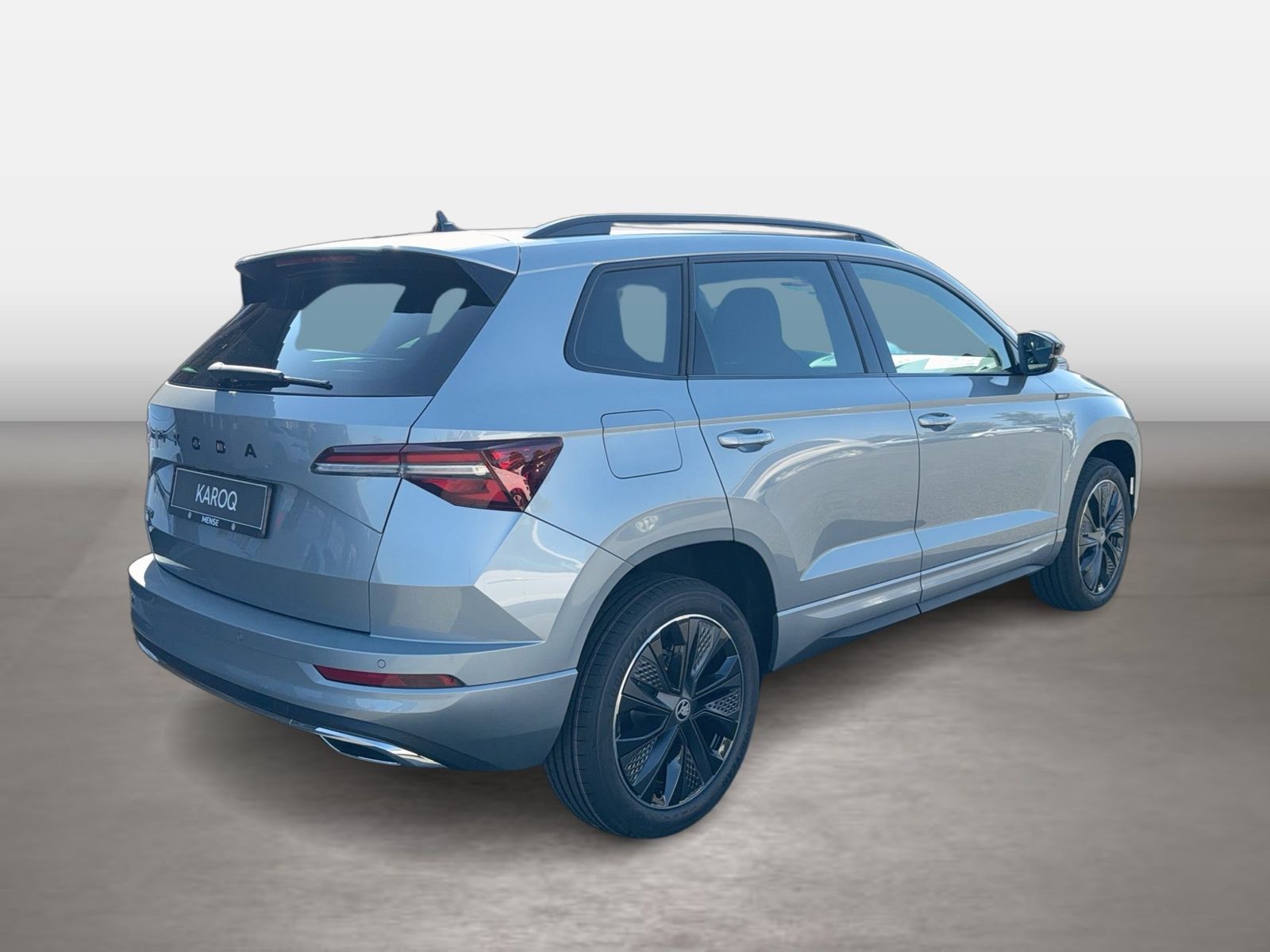 Fahrzeug autohaus mense Fahrzeugabbildung SKODA Karoq 1.5 TSI ACT Sportline Matrix AHK 4xSHZG LM - mit KI generiert/bearbeitet