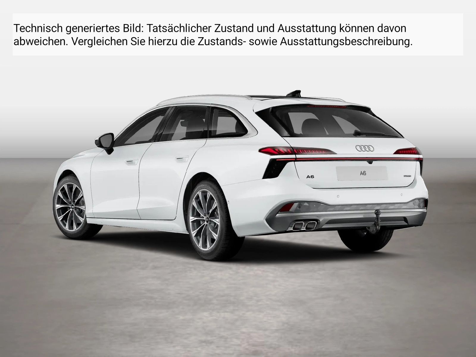 Fahrzeug autohaus mense Fahrzeugabbildung Audi A6 Avant TDI quattro 150 kW S tronic AHK Pano LM - mit KI generiert/bearbeitet