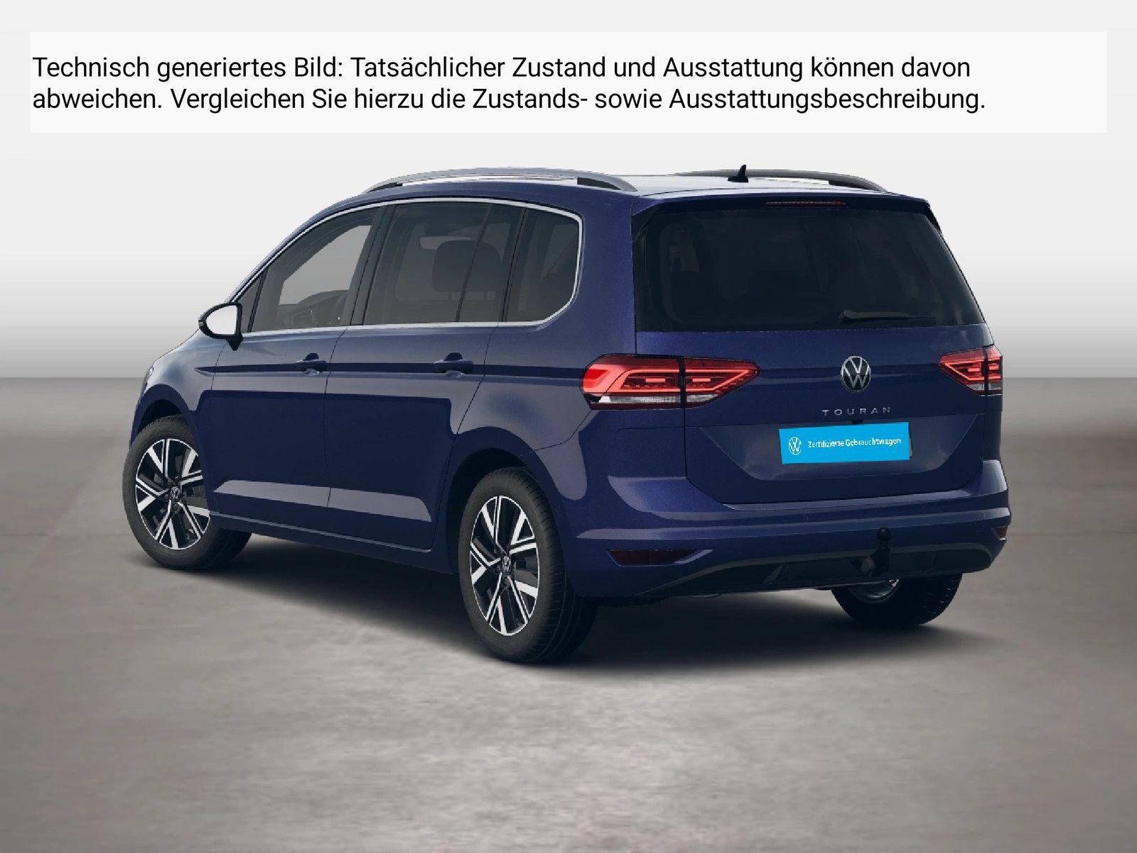 Fahrzeug autohaus mense Fahrzeugabbildung Volkswagen Touran Highline 1.5 TSI 110kW 7-Gang DSG 4 Türen - mit KI generiert/bearbeitet