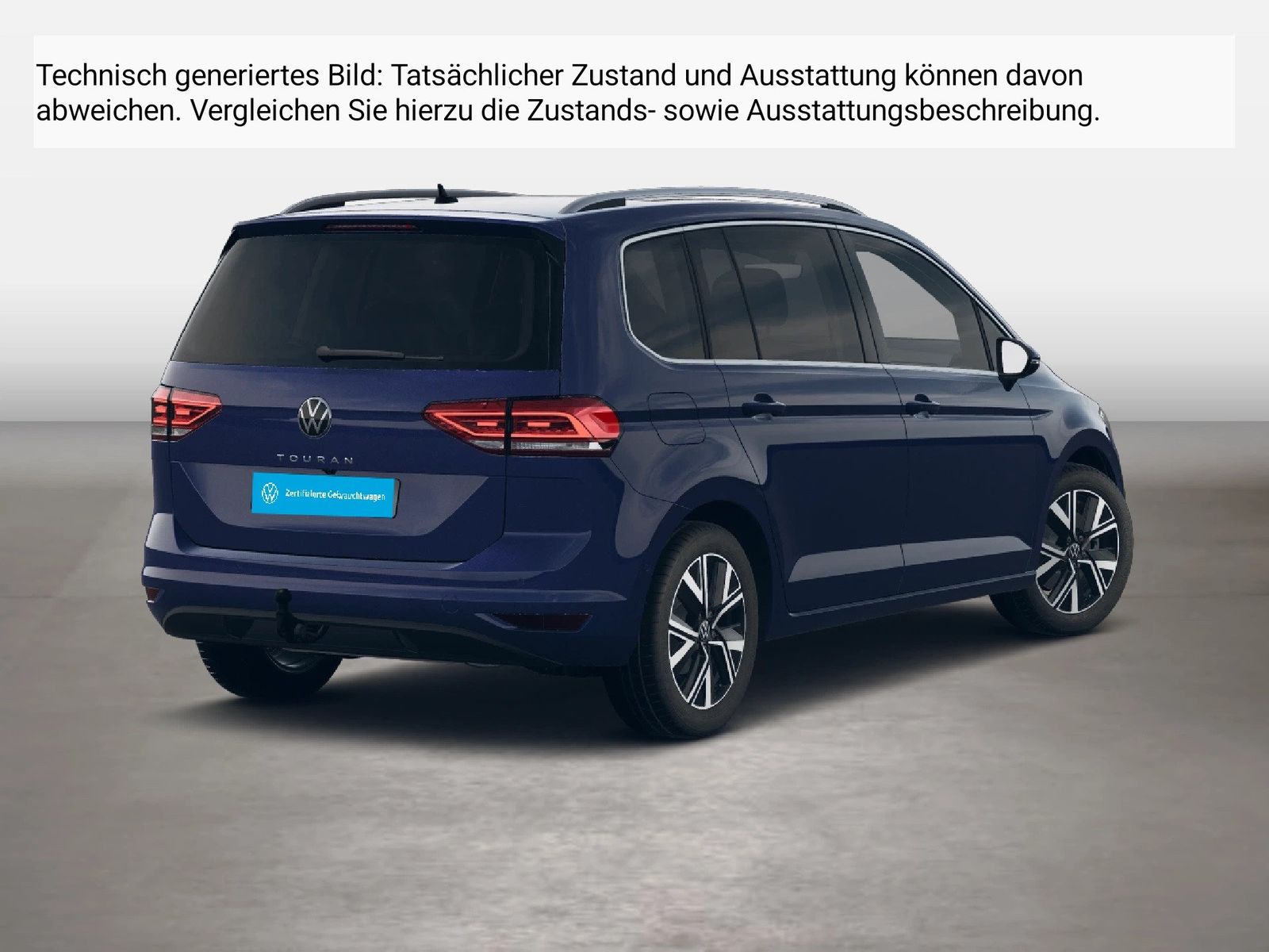 Fahrzeug autohaus mense Fahrzeugabbildung Volkswagen Touran Highline 1.5 TSI 110kW 7-Gang DSG 4 Türen - mit KI generiert/bearbeitet