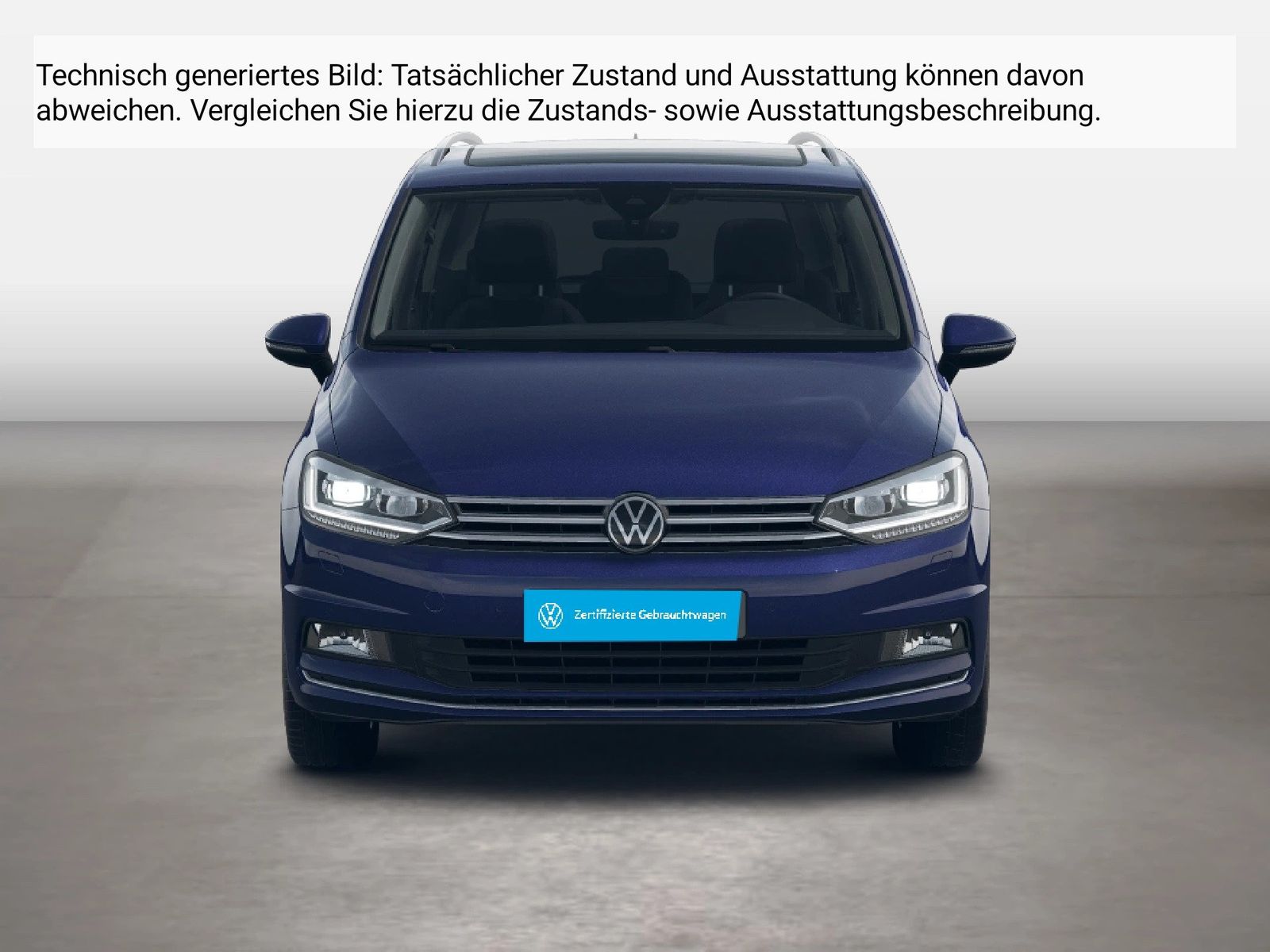 Fahrzeug autohaus mense Fahrzeugabbildung Volkswagen Touran Highline 1.5 TSI 110kW 7-Gang DSG 4 Türen - mit KI generiert/bearbeitet