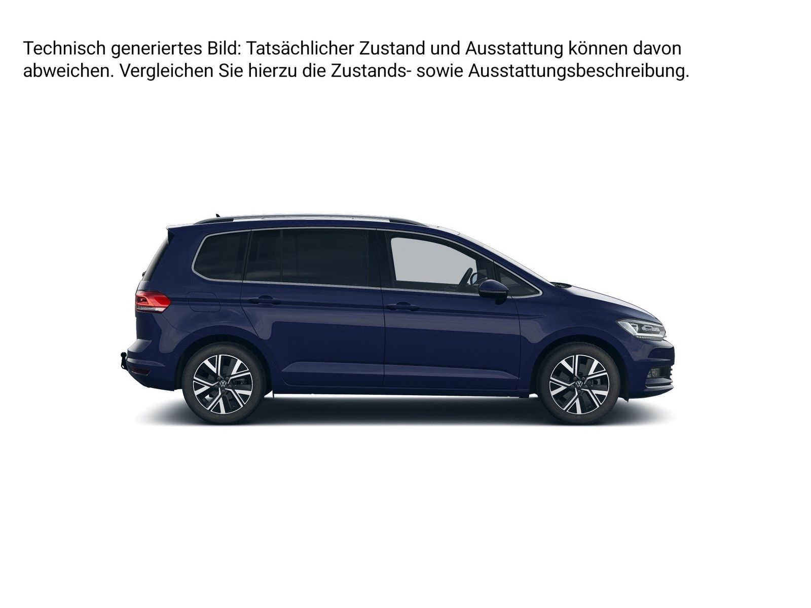 Fahrzeug autohaus mense Fahrzeugabbildung Volkswagen Touran Highline 1.5 TSI 110kW 7-Gang DSG 4 Türen - mit KI generiert/bearbeitet