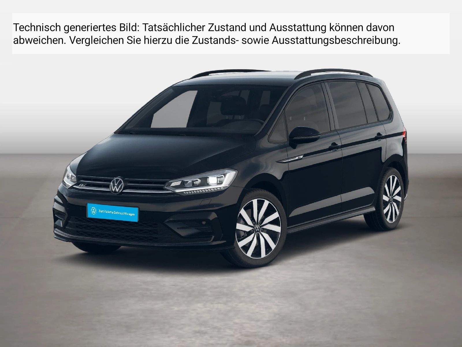 Fahrzeug autohaus mense Fahrzeugabbildung Volkswagen Touran Highline 1.5 TSI 110kW 7-Gang DSG 4 Türen - mit KI generiert/bearbeitet
