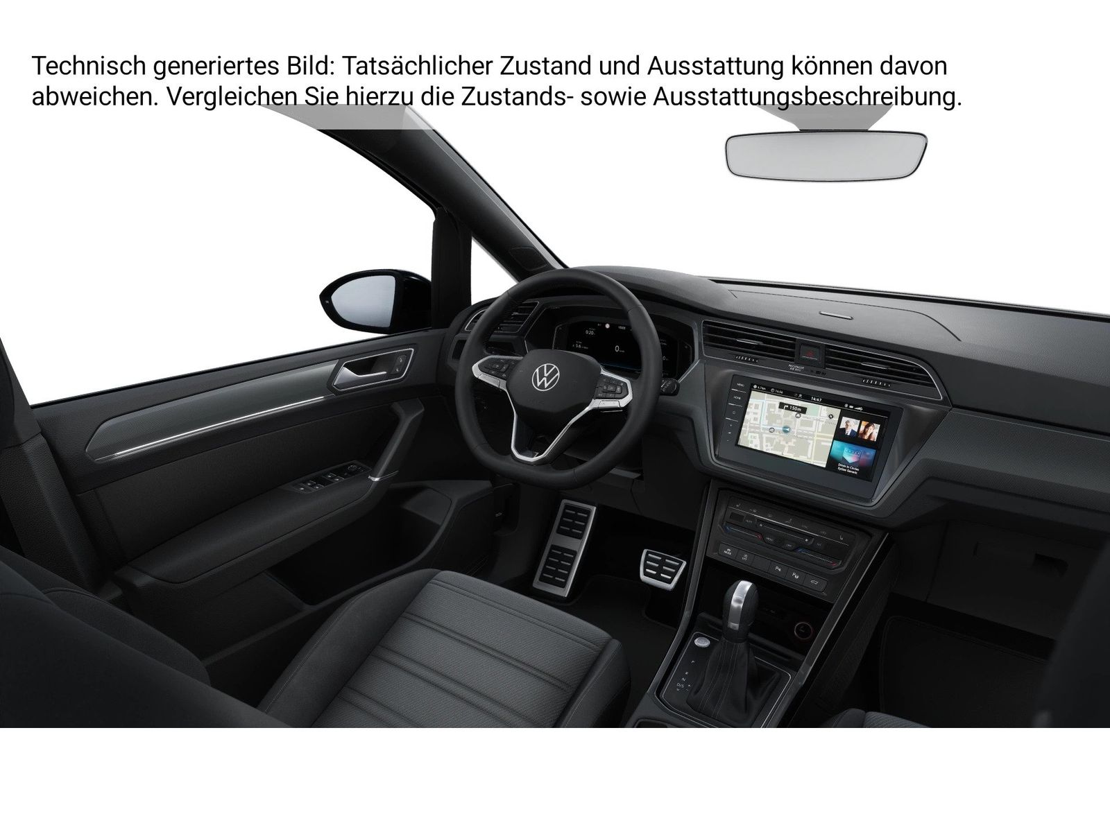 Fahrzeug autohaus mense Fahrzeugabbildung Volkswagen Touran Highline 1.5 TSI 110kW 7-Gang DSG 4 Türen - mit KI generiert/bearbeitet