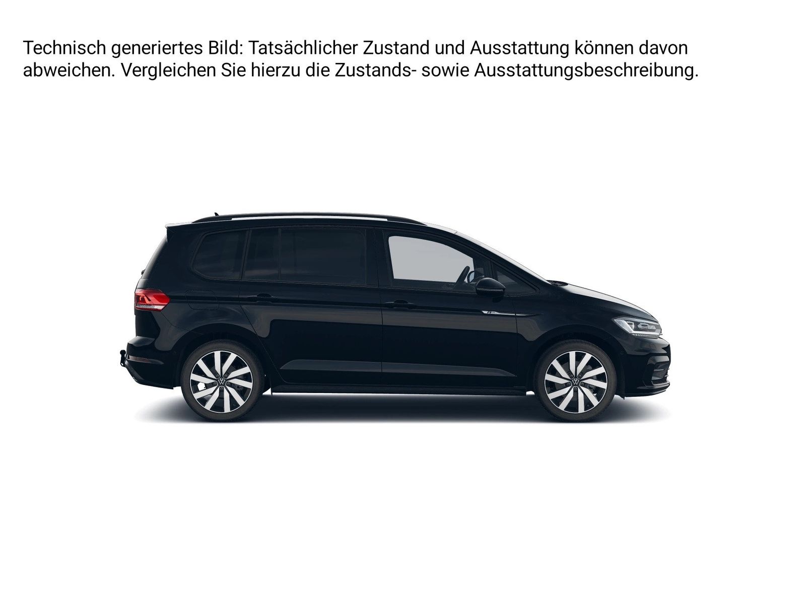 Fahrzeug autohaus mense Fahrzeugabbildung Volkswagen Touran Highline 1.5 TSI 110kW 7-Gang DSG 4 Türen - mit KI generiert/bearbeitet