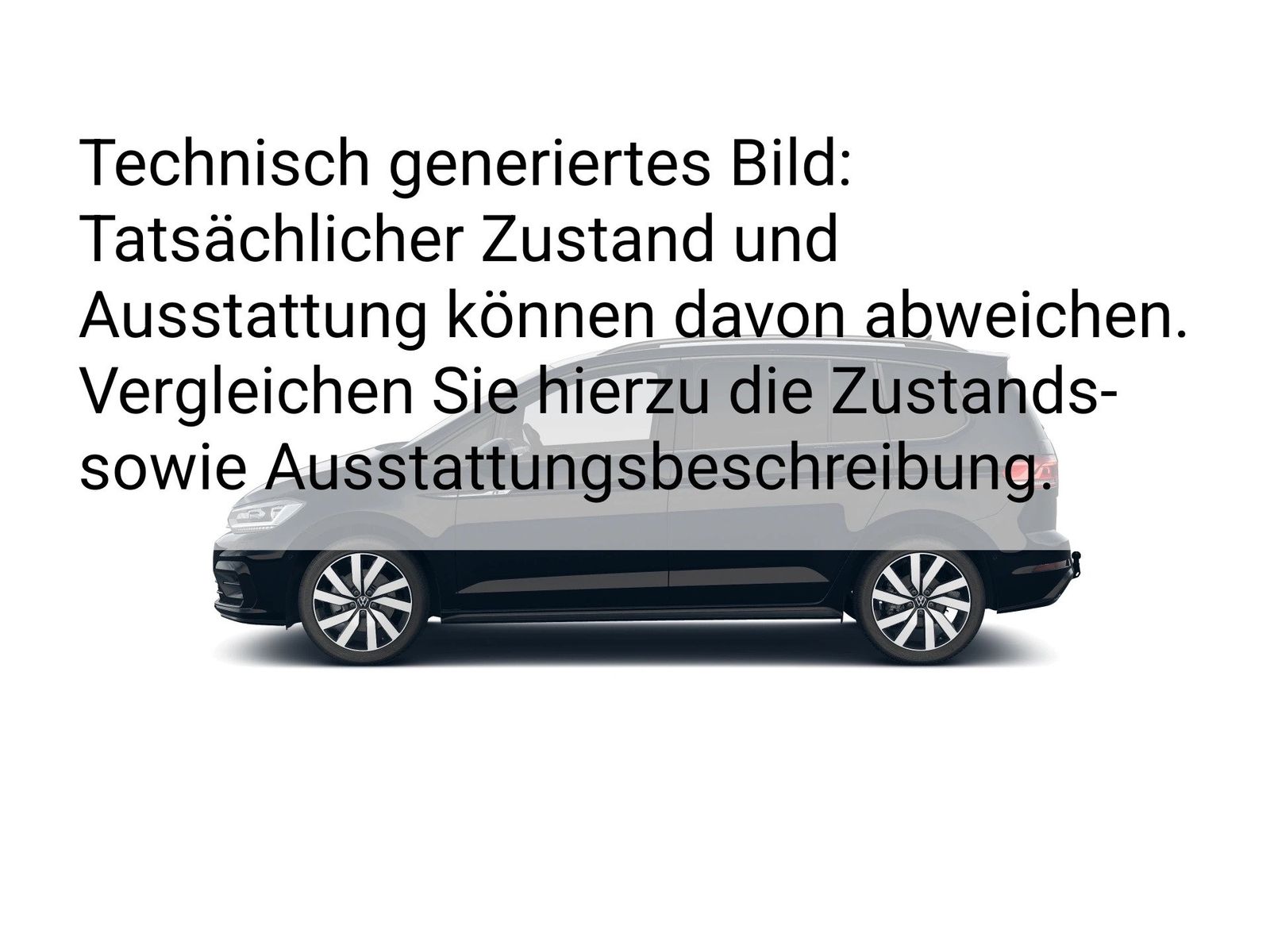 Fahrzeug autohaus mense Fahrzeugabbildung Volkswagen Touran Highline 1.5 TSI 110kW 7-Gang DSG 4 Türen - mit KI generiert/bearbeitet