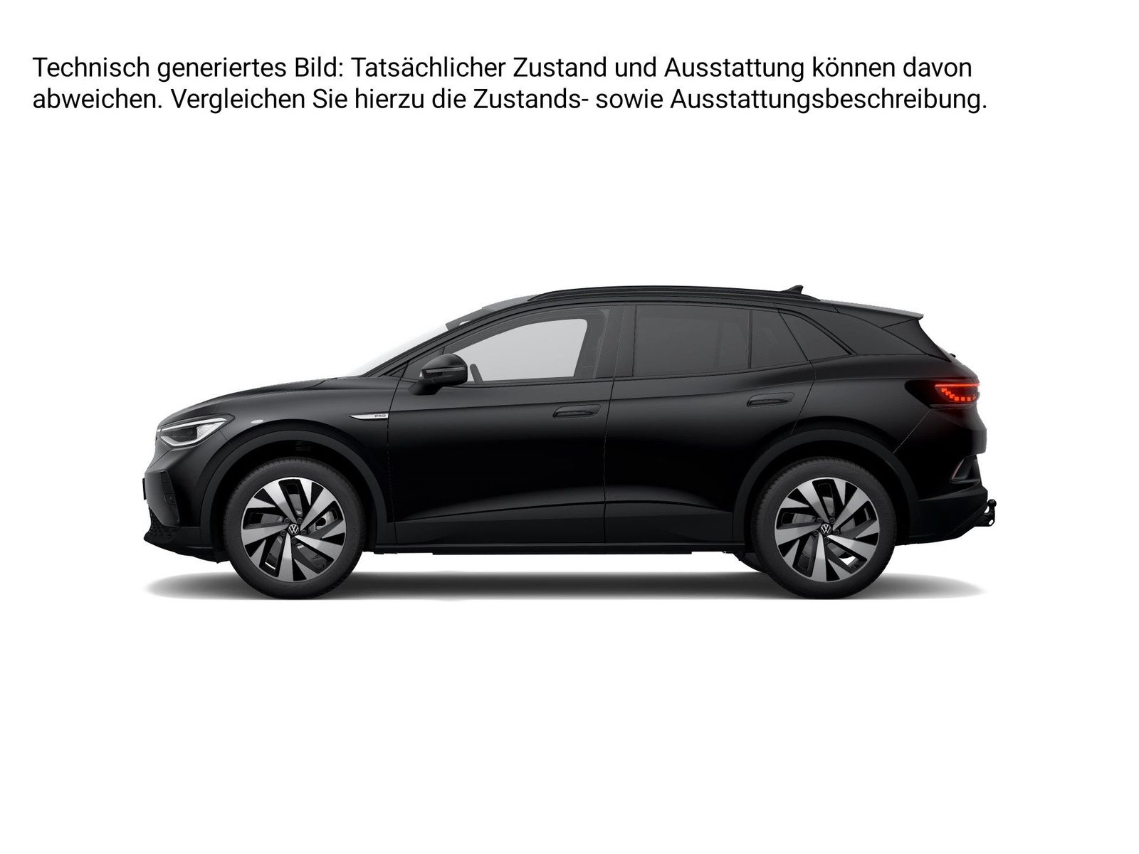 Fahrzeugabbildung Volkswagen ID.4 Pro Performance IQ.Light Matrix CarPlay AHK - mit KI generiert/bearbeitet