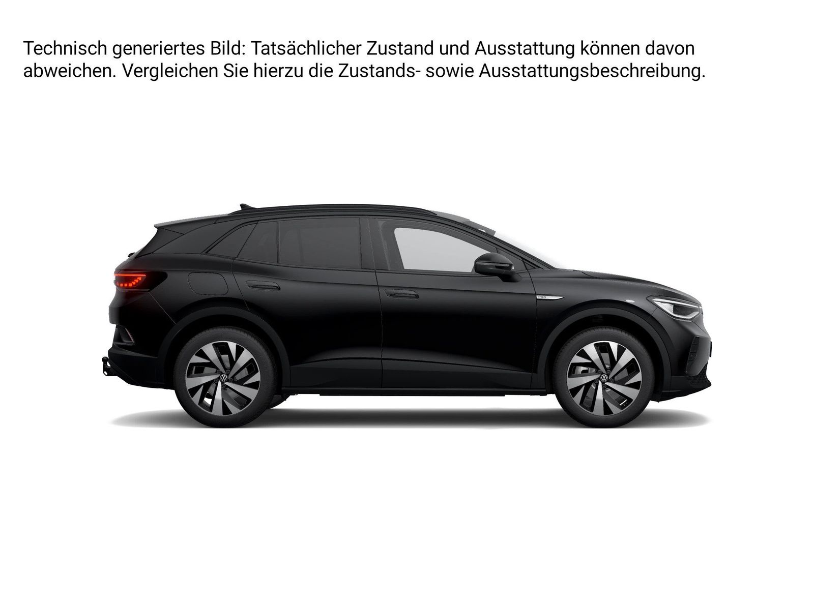 Fahrzeugabbildung Volkswagen ID.4 Pro Performance IQ.Light Matrix CarPlay AHK - mit KI generiert/bearbeitet