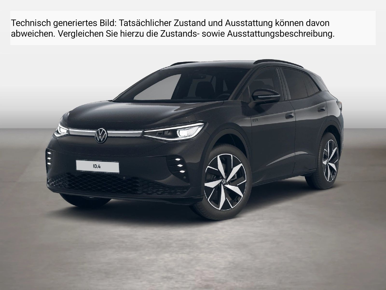 Fahrzeugabbildung Volkswagen ID.4 GTX 4-motion IQ.Light Matrix CarPlay AHK LM - mit KI generiert/bearbeitet