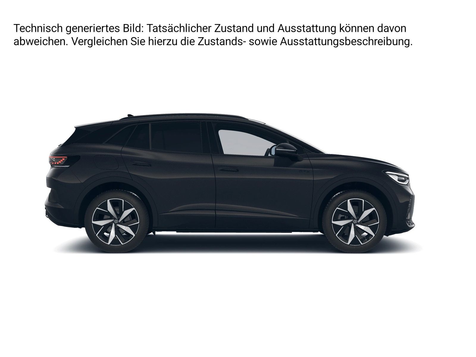 Fahrzeugabbildung Volkswagen ID.4 GTX 4-motion IQ.Light Matrix CarPlay AHK LM - mit KI generiert/bearbeitet