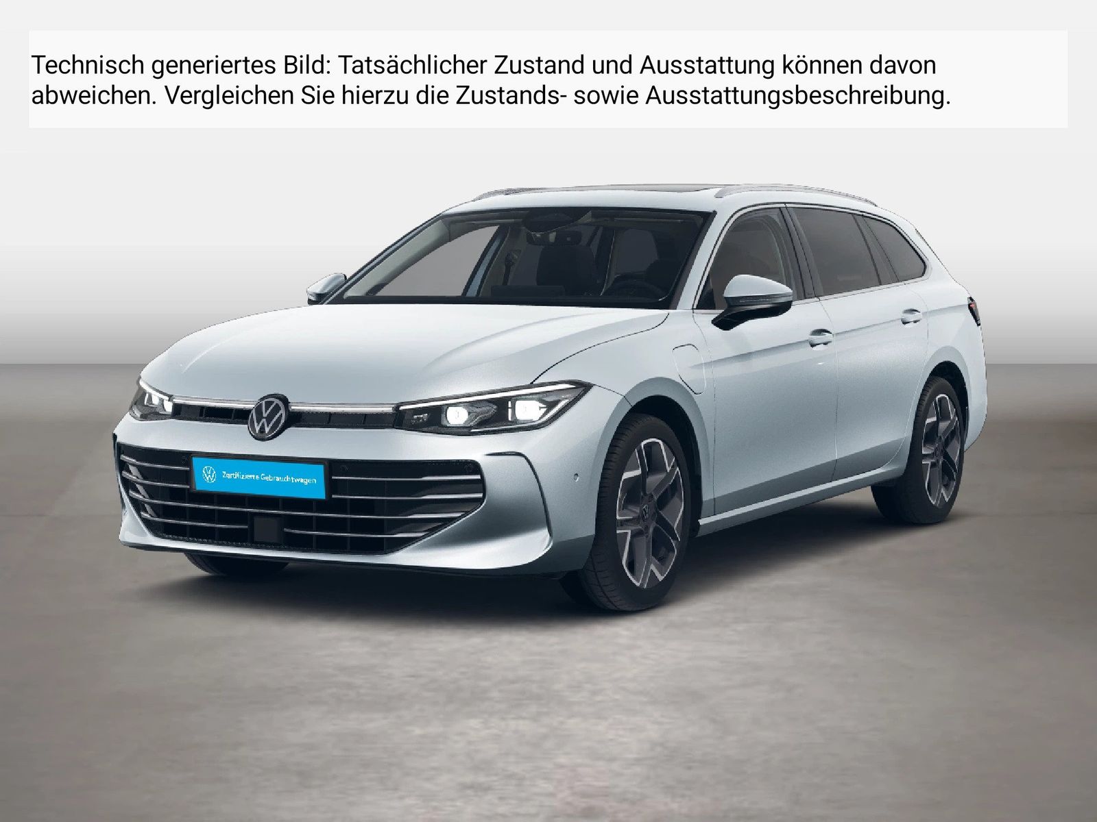 Fahrzeugabbildung Volkswagen Passat Variant 1.5 TSI eHybrid Elegance DSG h/k - mit KI generiert/bearbeitet