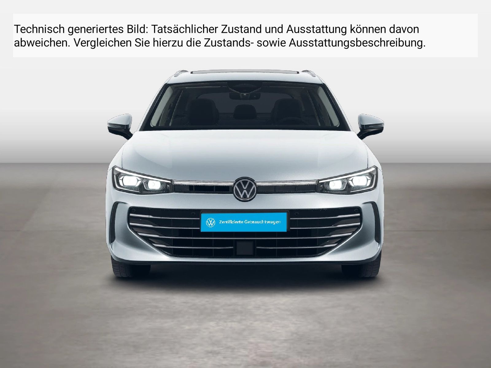 Fahrzeugabbildung Volkswagen Passat Variant 1.5 TSI eHybrid Elegance DSG h/k - mit KI generiert/bearbeitet
