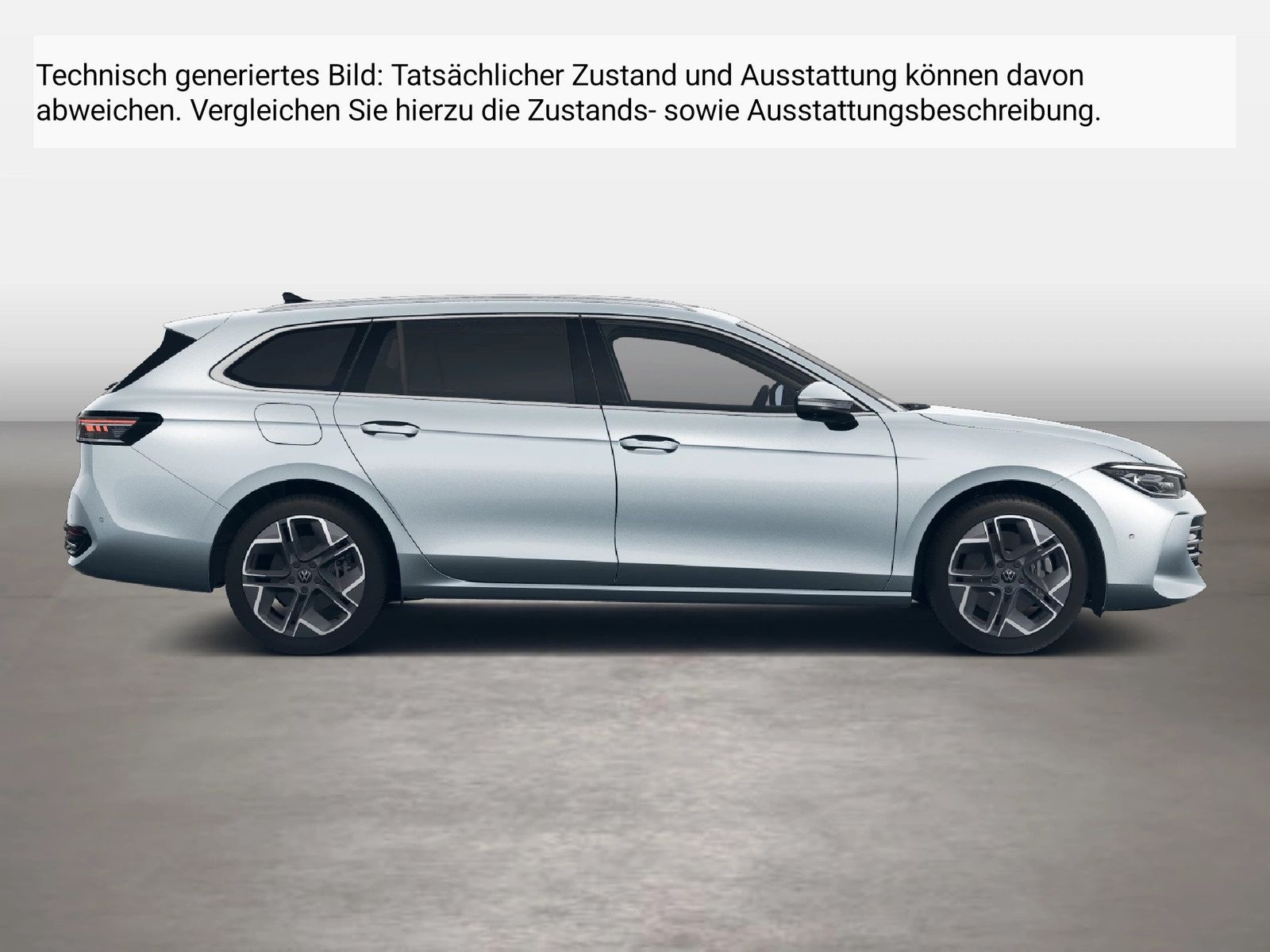 Fahrzeugabbildung Volkswagen Passat Variant 1.5 TSI eHybrid Elegance DSG h/k - mit KI generiert/bearbeitet