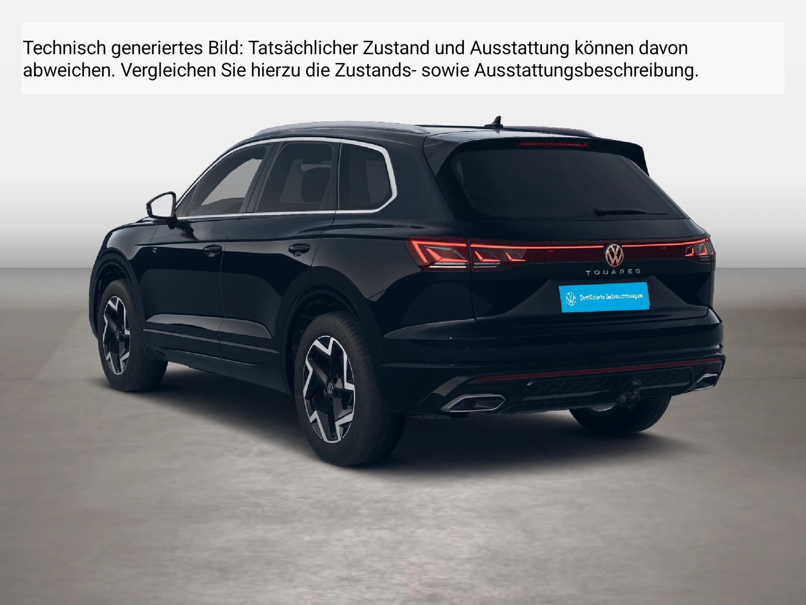 Fahrzeug autohaus mense Fahrzeugabbildung Volkswagen Touareg 3.0TDI DSG 4-motion R-Line IQ.Light AHK - mit KI generiert/bearbeitet
