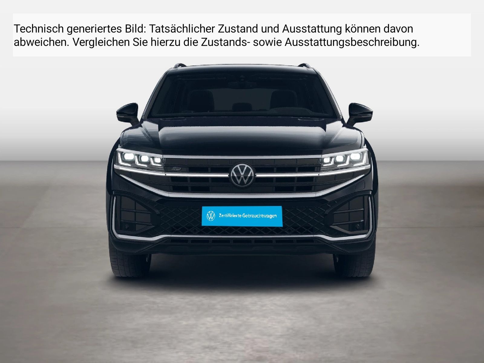 Fahrzeug autohaus mense Fahrzeugabbildung Volkswagen Touareg 3.0TDI DSG 4-motion R-Line IQ.Light AHK - mit KI generiert/bearbeitet