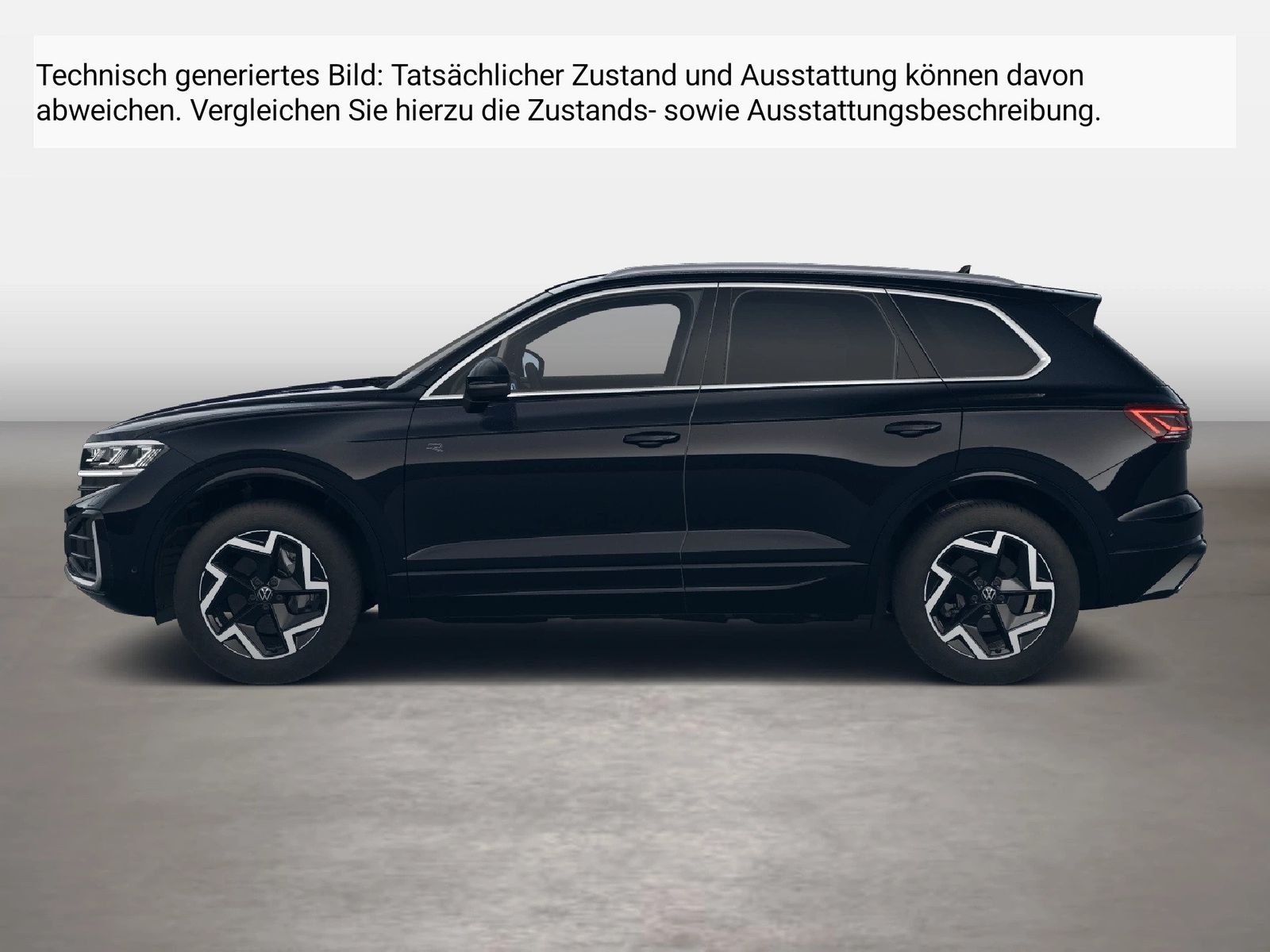 Fahrzeug autohaus mense Fahrzeugabbildung Volkswagen Touareg 3.0TDI DSG 4-motion R-Line IQ.Light AHK - mit KI generiert/bearbeitet