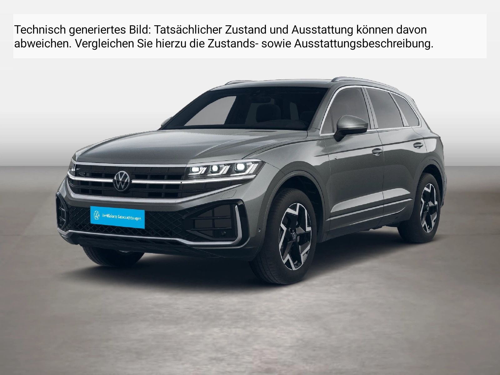 Fahrzeug autohaus mense Fahrzeugabbildung Volkswagen Touareg 3.0TDI DSG 4-motion R-Line IQ.Light AHK - mit KI generiert/bearbeitet