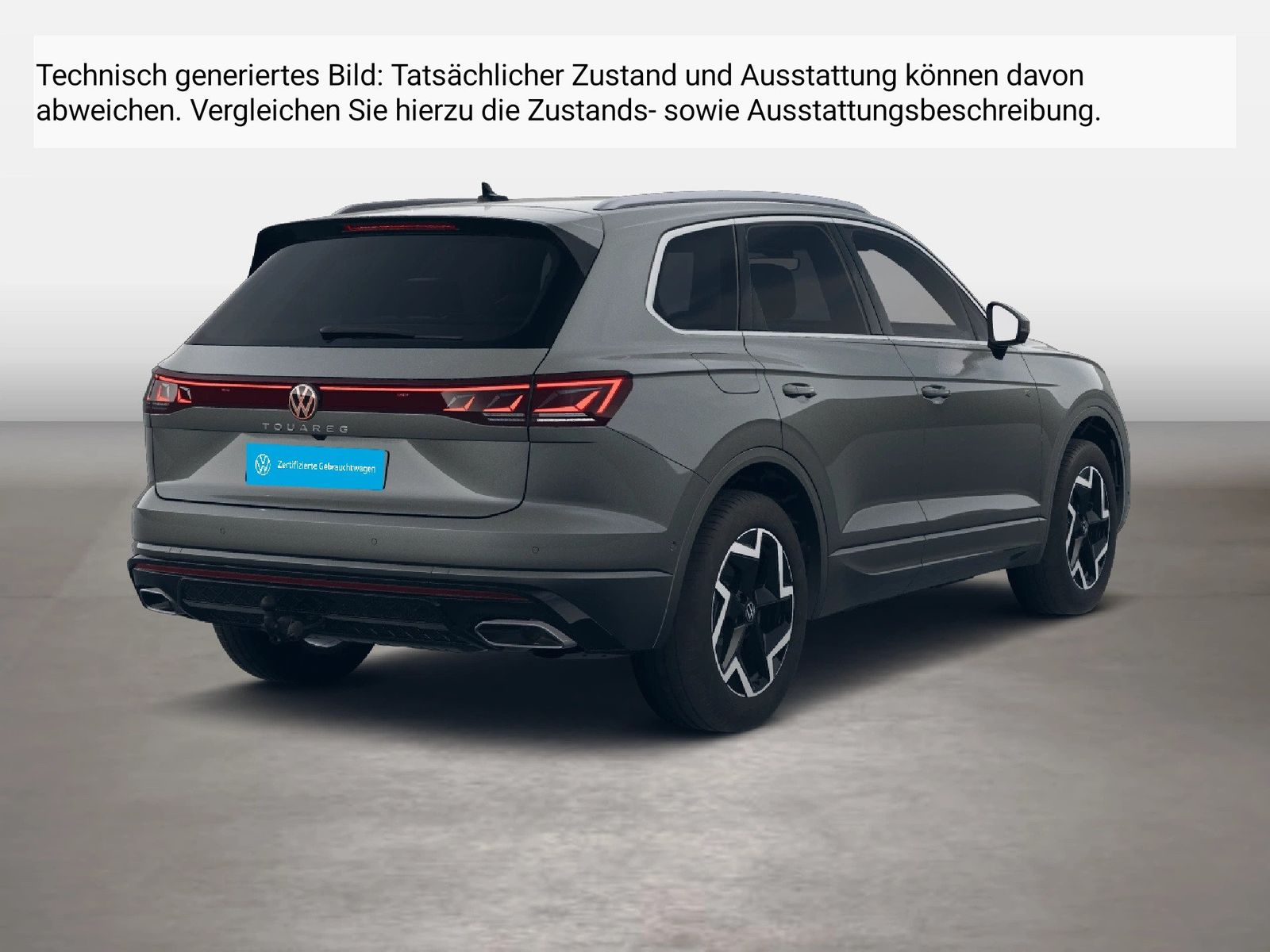 Fahrzeug autohaus mense Fahrzeugabbildung Volkswagen Touareg 3.0TDI DSG 4-motion R-Line IQ.Light AHK - mit KI generiert/bearbeitet