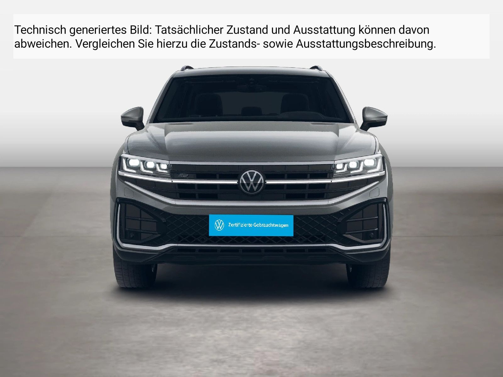 Fahrzeug autohaus mense Fahrzeugabbildung Volkswagen Touareg 3.0TDI DSG 4-motion R-Line IQ.Light AHK - mit KI generiert/bearbeitet