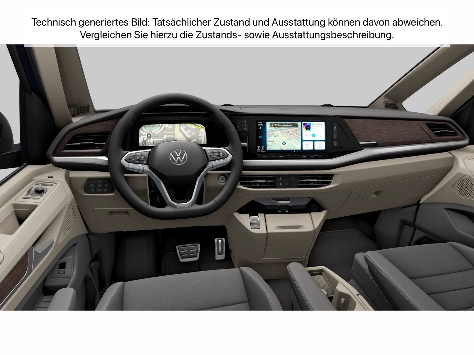 Fahrzeugabbildung Volkswagen Multivan Style LÜ 110kW TDI Aut. IQ.Light Matrix - mit KI generiert/bearbeitet