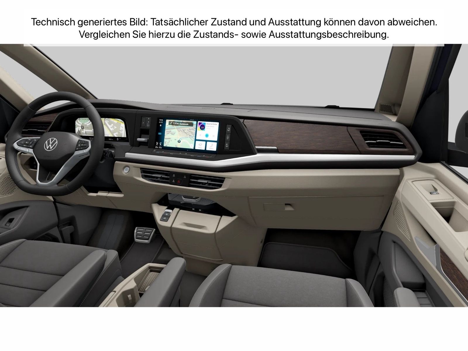 Fahrzeugabbildung Volkswagen Multivan Style LÜ 110kW TDI Aut. IQ.Light Matrix - mit KI generiert/bearbeitet