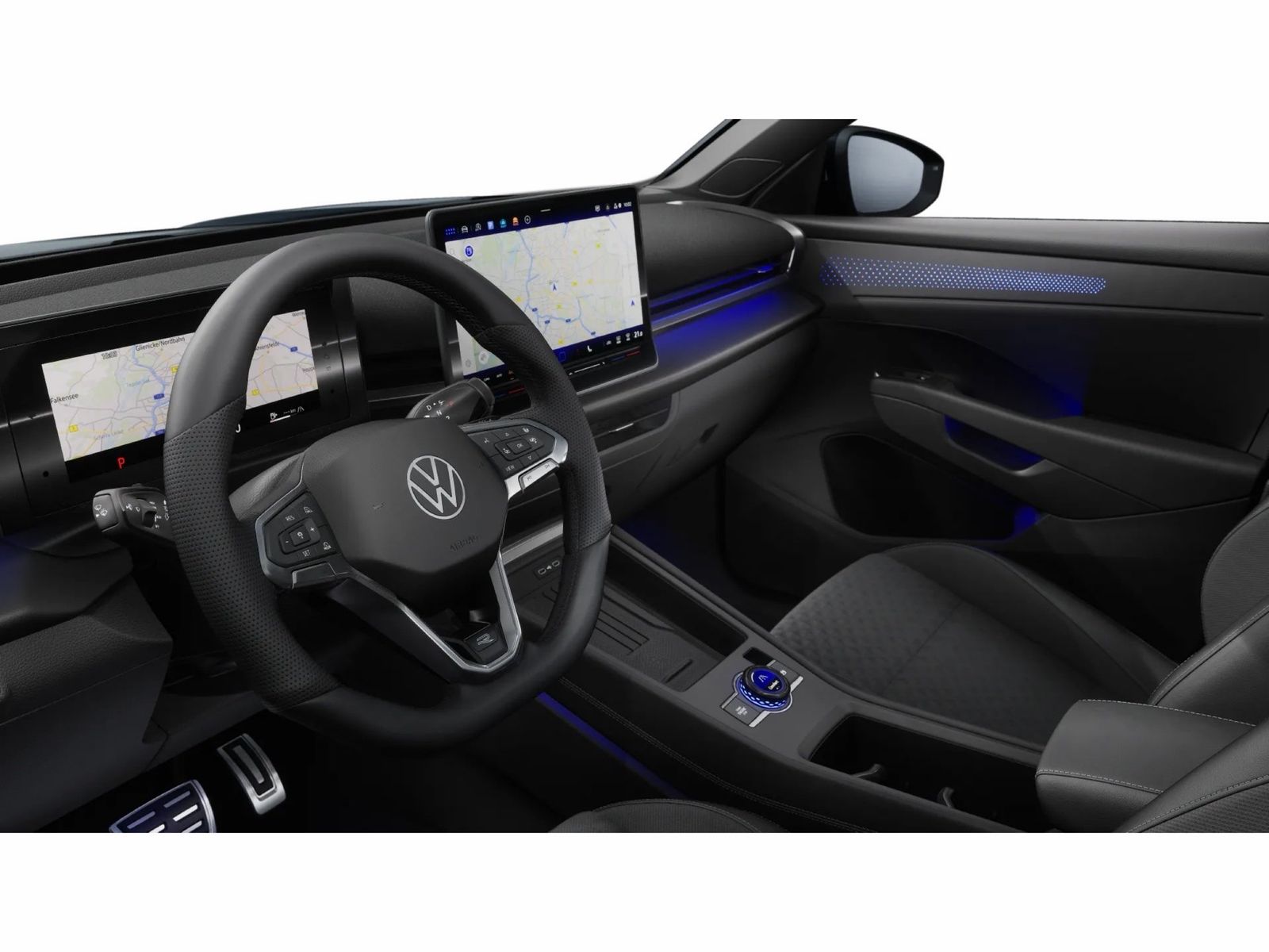 Fahrzeug autohaus mense Fahrzeugabbildung Volkswagen T-Roc R-Line 1.5 l eTSI OPF DSG IQ.Light Matrix - mit KI generiert/bearbeitet