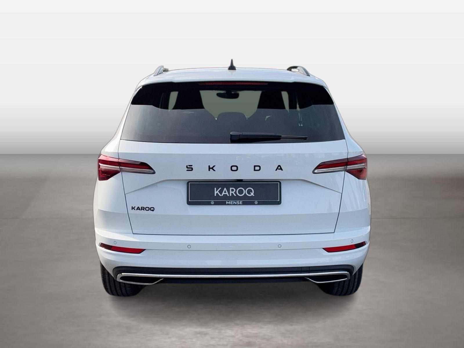 Fahrzeug autohaus mense Fahrzeugabbildung SKODA Karoq Sportline 1.5l TSI 110kW Matrix AHK ACC - mit KI generiert/bearbeitet