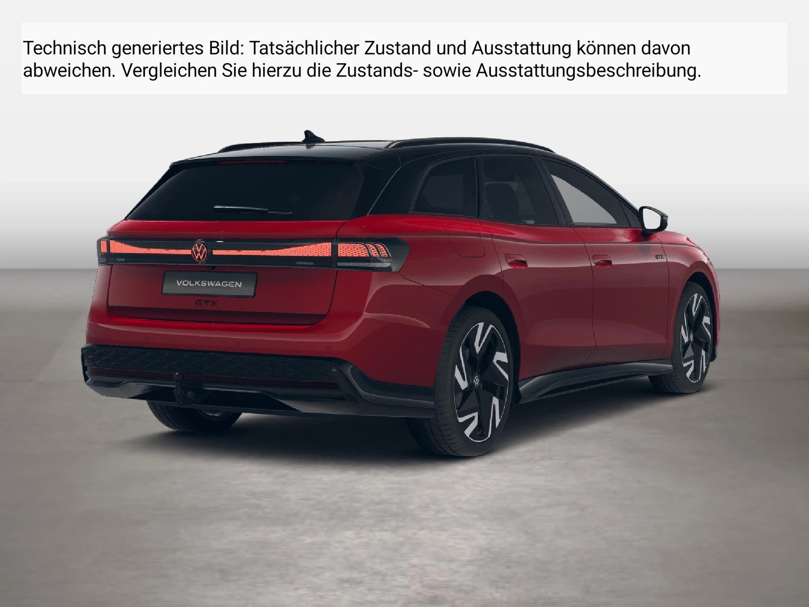 Fahrzeugabbildung Volkswagen ID.7 Tourer GTX 4-motion electric IQ.Light h/k - mit KI generiert/bearbeitet
