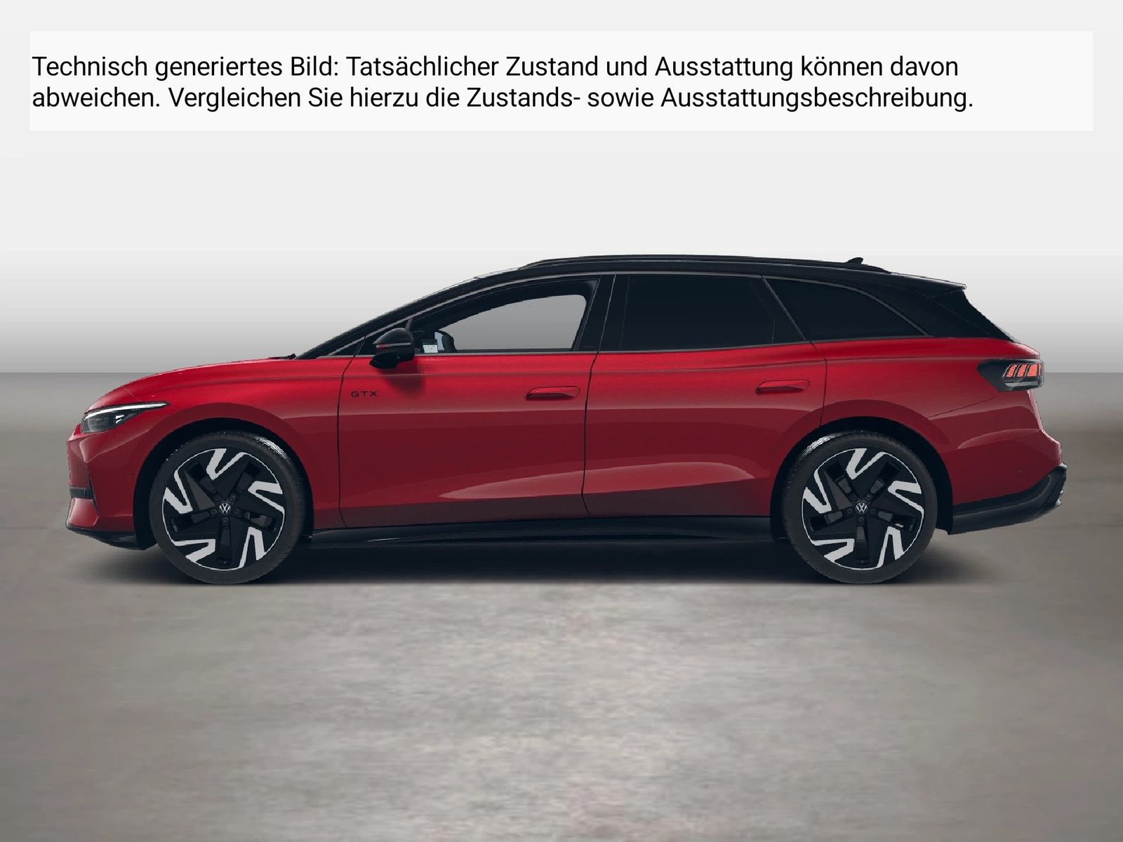 Fahrzeugabbildung Volkswagen ID.7 Tourer GTX 4-motion electric IQ.Light h/k - mit KI generiert/bearbeitet