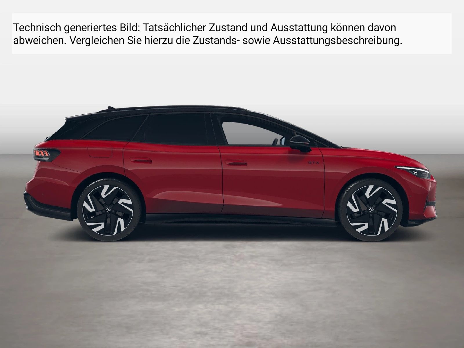 Fahrzeugabbildung Volkswagen ID.7 Tourer GTX 4-motion electric IQ.Light h/k - mit KI generiert/bearbeitet