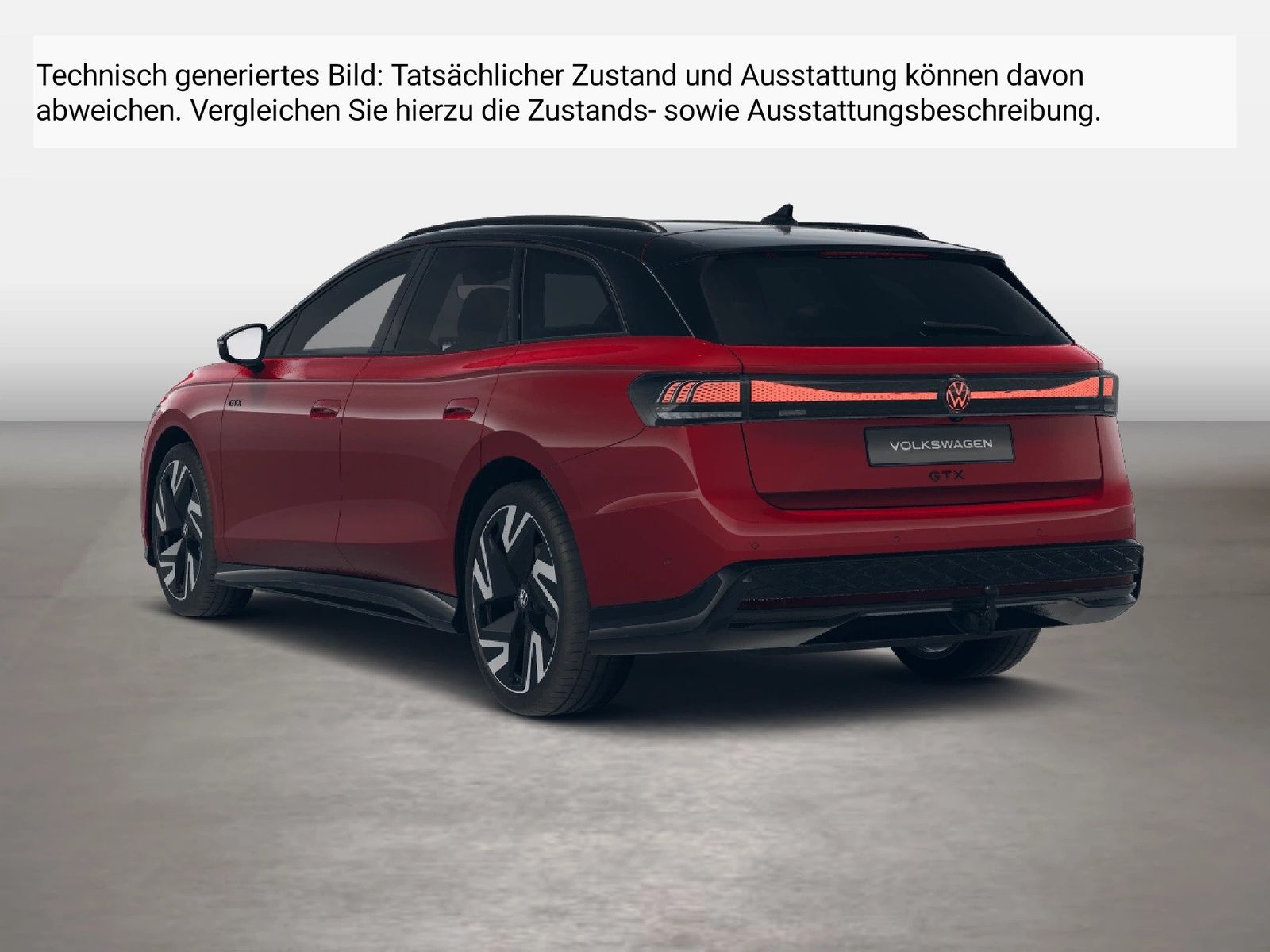 Fahrzeug autohaus mense Fahrzeugabbildung Volkswagen ID.7 Tourer GTX 4-motion electric IQ.Light h/k - mit KI generiert/bearbeitet