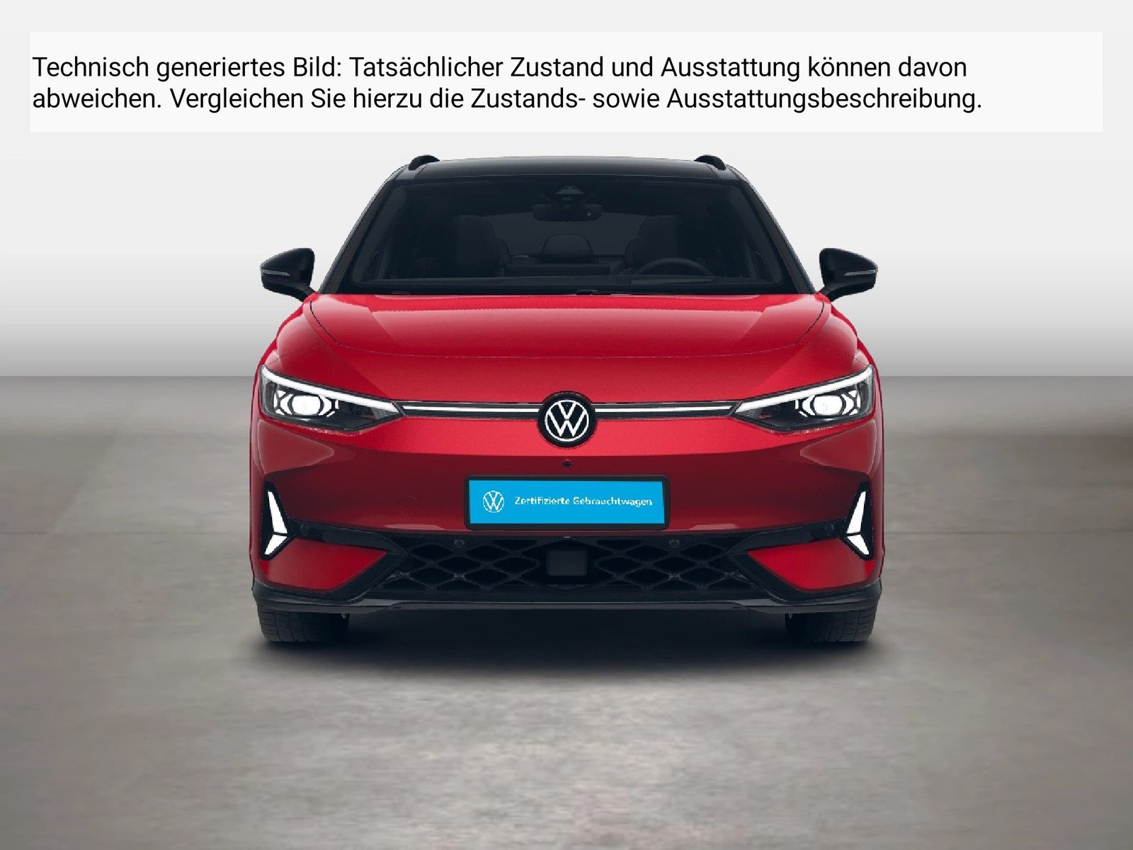 Fahrzeug autohaus mense Fahrzeugabbildung Volkswagen ID.7 Tourer GTX 4-motion electric IQ.Light h/k - mit KI generiert/bearbeitet