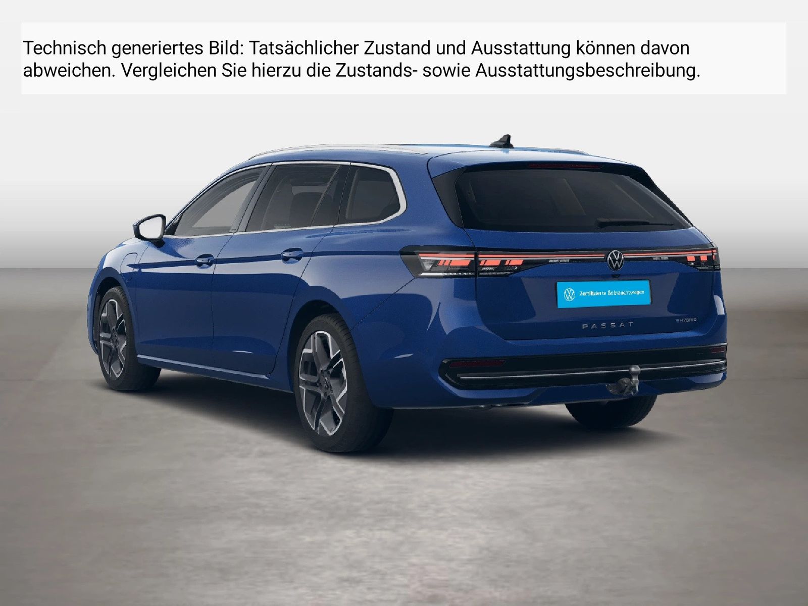 Fahrzeugabbildung Volkswagen Passat Variant 1.5 TSI eHybrid IQ.Light Matrix - mit KI generiert/bearbeitet
