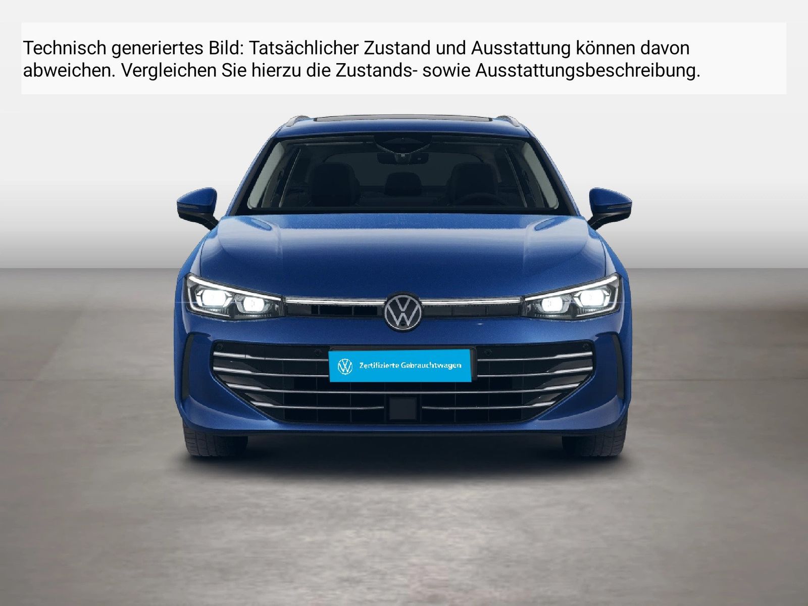 Fahrzeugabbildung Volkswagen Passat Variant 1.5 TSI eHybrid IQ.Light Matrix - mit KI generiert/bearbeitet