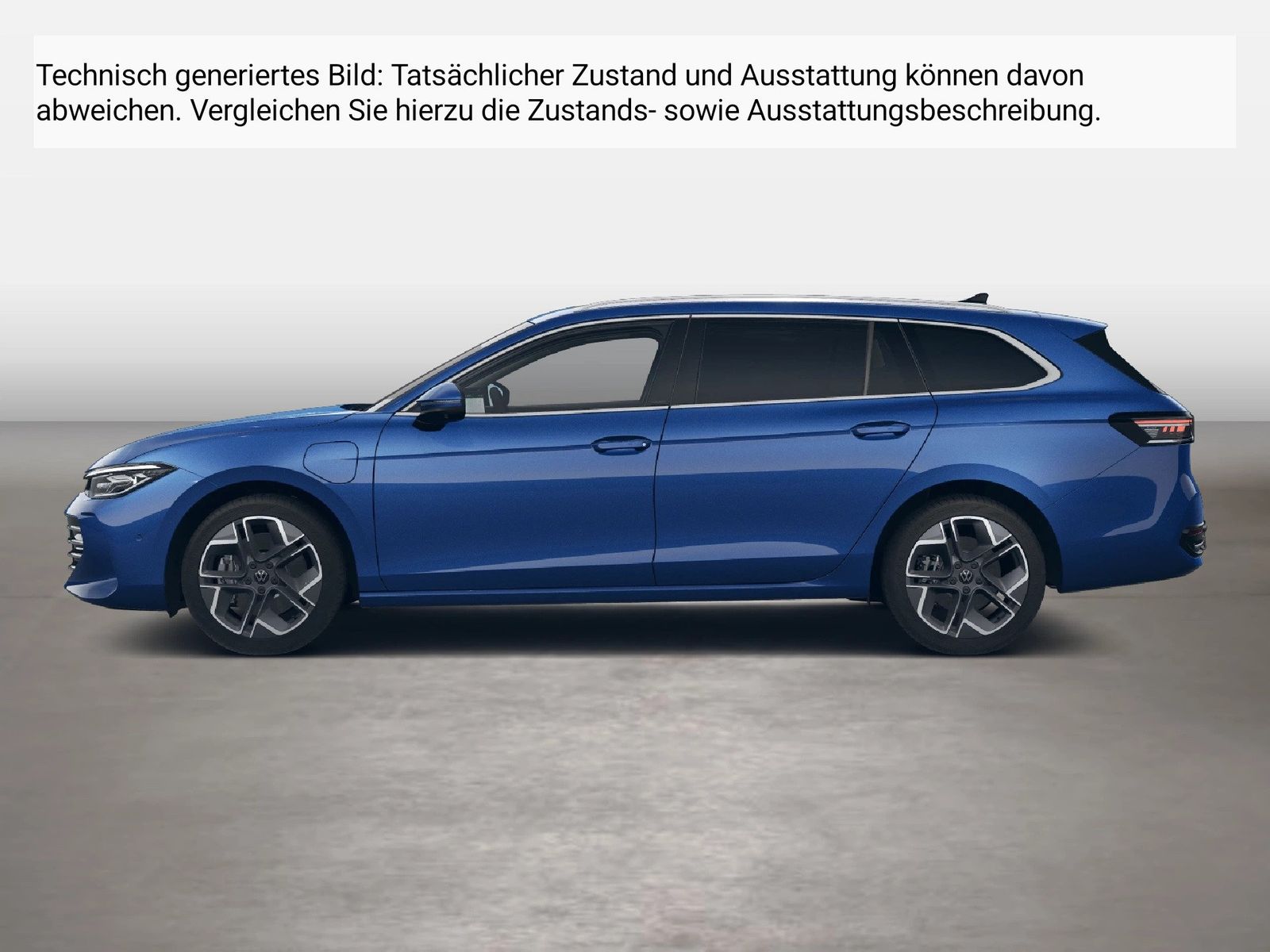 Fahrzeugabbildung Volkswagen Passat Variant 1.5 TSI eHybrid IQ.Light Matrix - mit KI generiert/bearbeitet