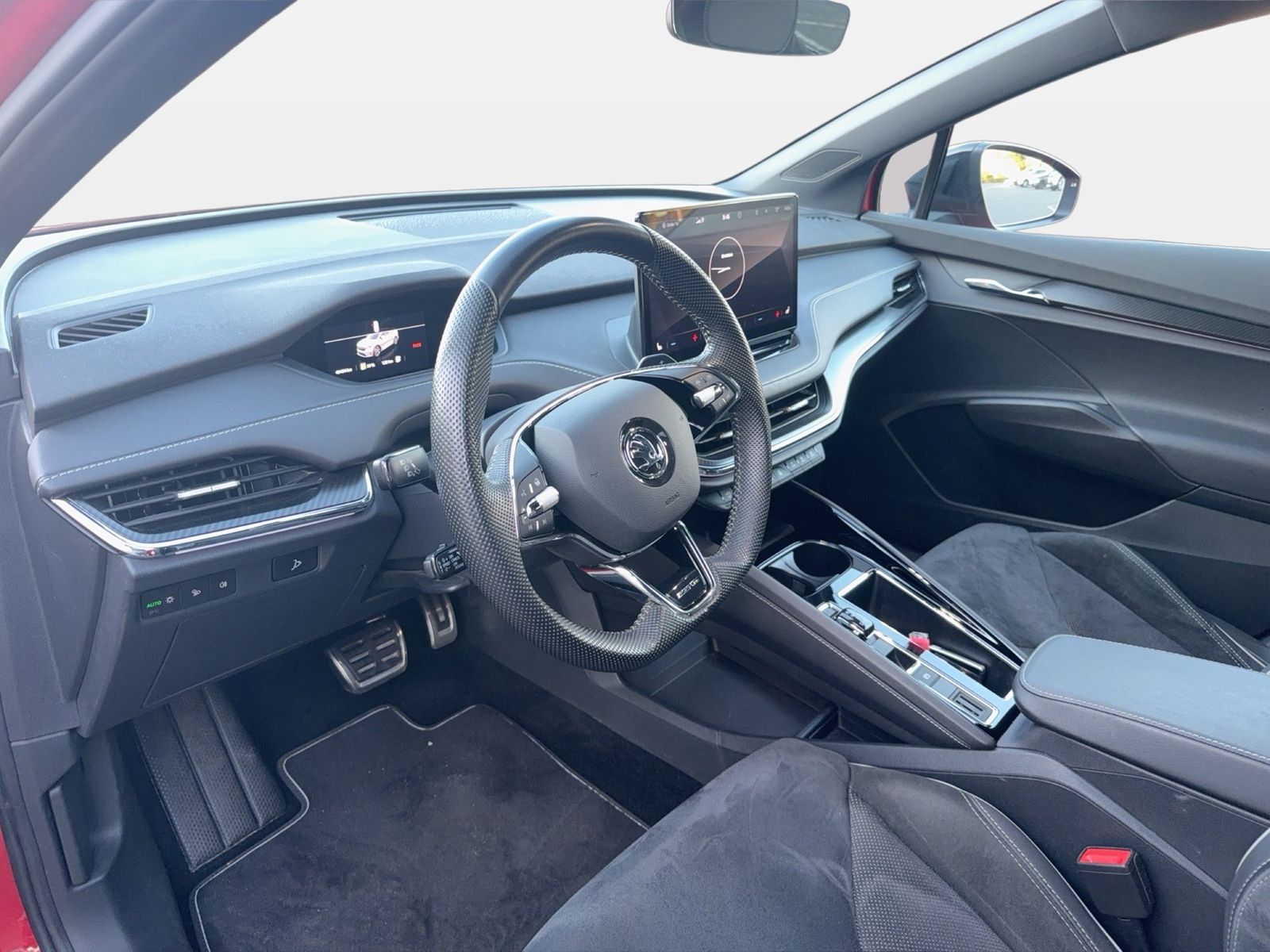 Fahrzeug autohaus mense Fahrzeugabbildung SKODA Enyaq 80X Sportline 82kWh Batterie 195kW Elektro - mit KI generiert/bearbeitet