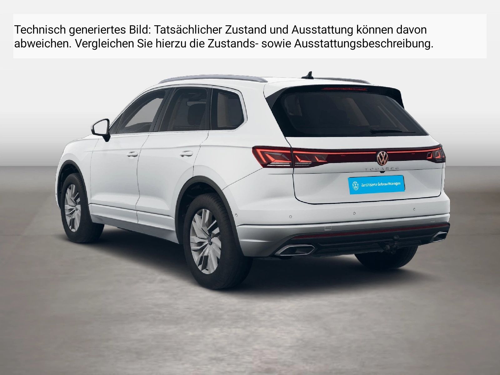 Fahrzeug autohaus mense Fahrzeugabbildung Volkswagen Touareg 3.0TDI DSG 4-motion Elegance IQ.Light LM - mit KI generiert/bearbeitet